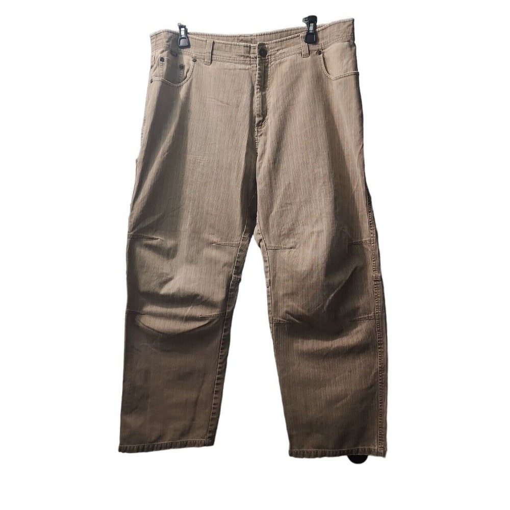 Kuhl Work Pants Double Knee Utility Relaxed Fit Casual Khaki Size 36